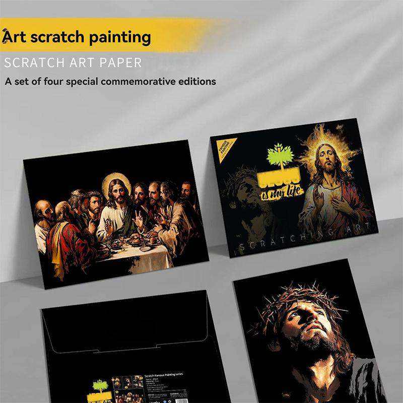 📢📢50 % de réduction!!✨Kit de peinture Scratch Art pour adultes - Image 3