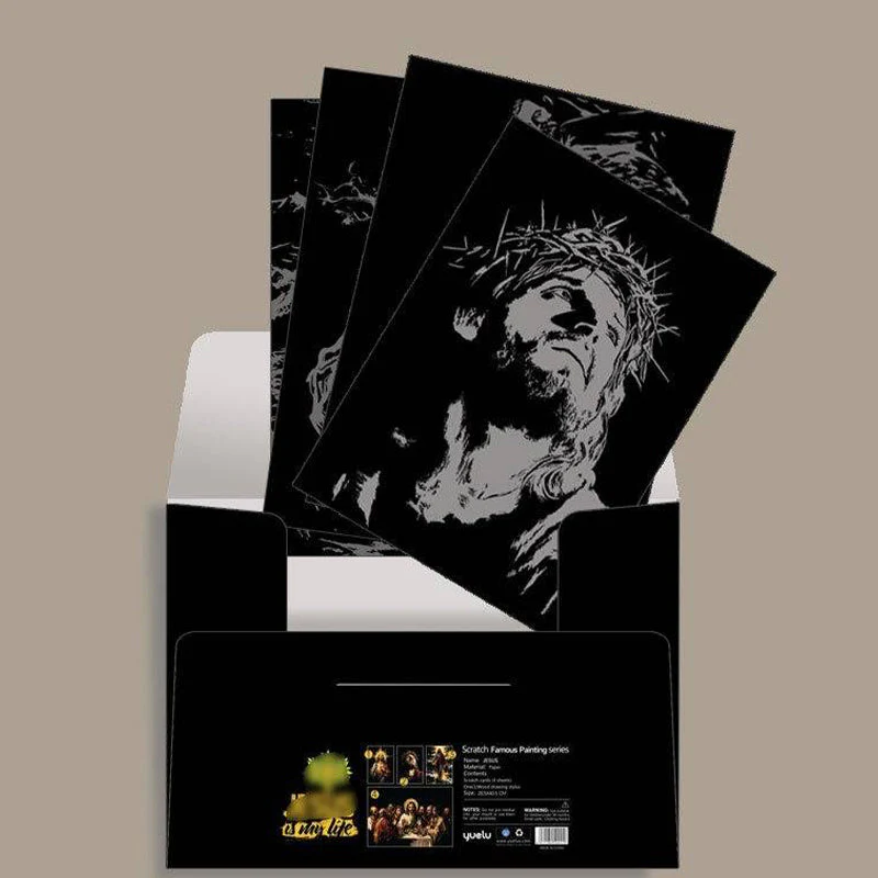 📢📢50 % de réduction!!✨Kit de peinture Scratch Art pour adultes - Image 8