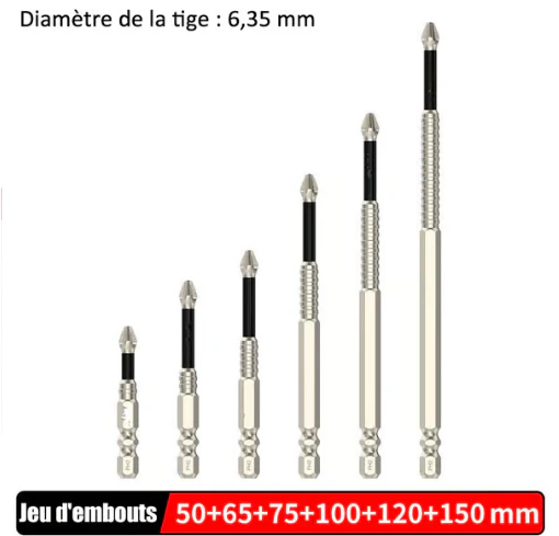 🔥Jeu de Embouts de Perceuse à Vis Magnétique Haute🔥 - Image 10