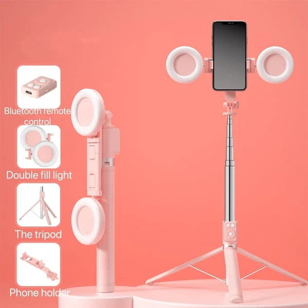 📢📢70 % de réduction !! ⏰Nouvelle perche à selfie Bluetooth 6 en 1 - Image 8