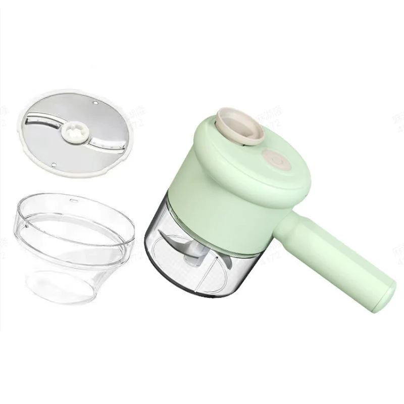 Elektrischer, wiederaufladbarer Hand-Gemüsehäcksler und -Hobel - Image 9