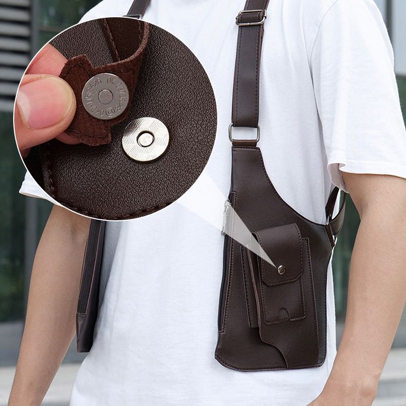 🔥Sac tactique antivol à double bandoulière et à poches multiples pour homme - Image 6