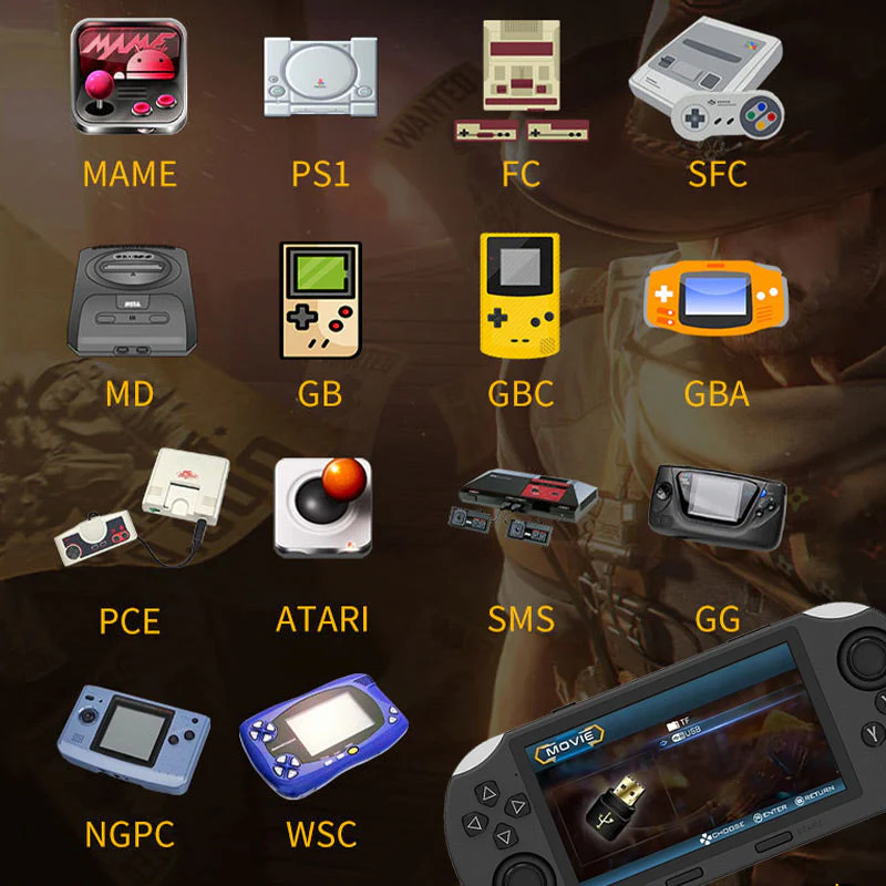 Ensemble de consoles de jeux HD portables - Image 2