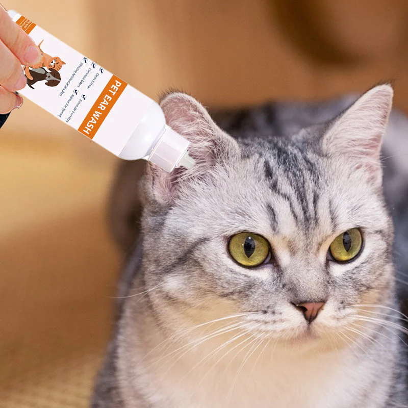 📢📢Achetez-en 2 obtenez-en 1 gratuit🔥🔥Nettoyant pour oreilles pour chiens et chats - Image 5