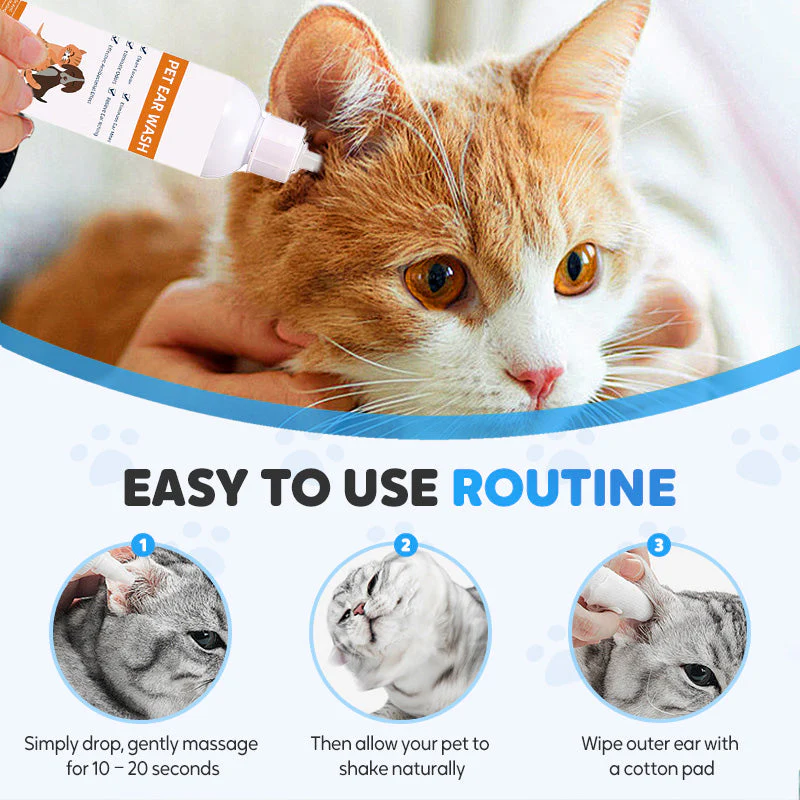 📢📢Achetez-en 2 obtenez-en 1 gratuit🔥🔥Nettoyant pour oreilles pour chiens et chats - Image 6