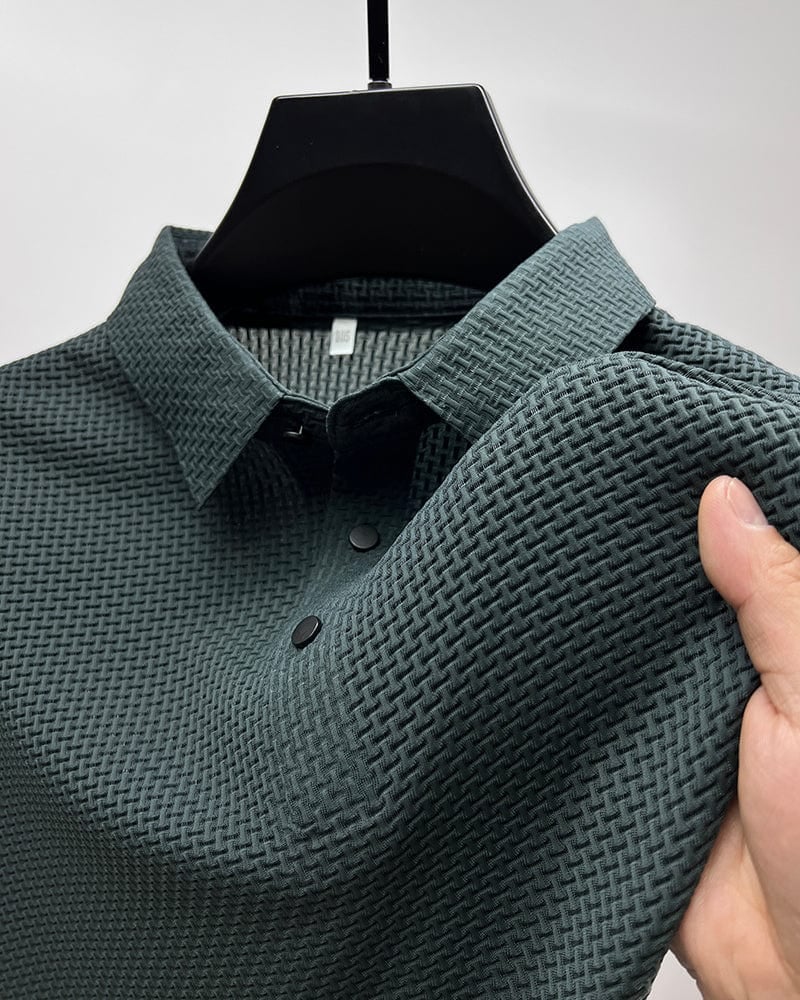 👔 56% DE RÉDUCTION ! ✨ Chemise Homme en Soie Glacée - Texture Luxueuse et Respirante pour Événements Élégants ou Quotidien 🎩🔥 - Image 13