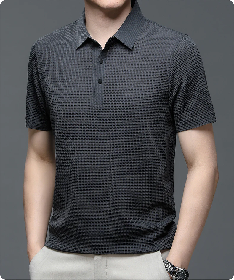 👔 56% DE RÉDUCTION ! ✨ Chemise Homme en Soie Glacée - Texture Luxueuse et Respirante pour Événements Élégants ou Quotidien 🎩🔥 - Image 20