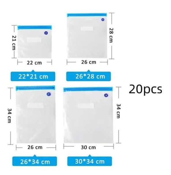 ⌛⌛⌛Nouveautés à -50% : Dernières 3 heures !🚀🚀Ensemble de sacs de mise sous vide - Image 11