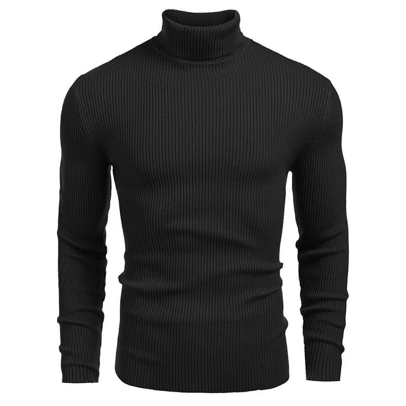 📢60 % DE RÉDUCTION❗Pull fin à col roulé en tricot pour hommes d'hive - Image 11