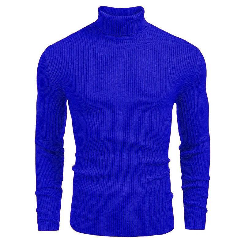 📢60 % DE RÉDUCTION❗Pull fin à col roulé en tricot pour hommes d'hive - Image 13