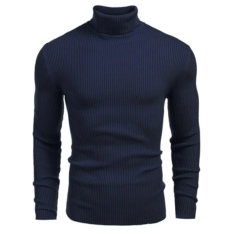📢60 % DE RÉDUCTION❗Pull fin à col roulé en tricot pour hommes d'hive - Image 14