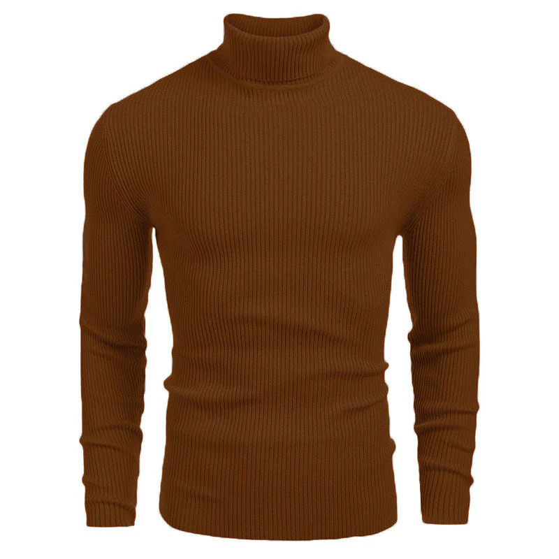 📢60 % DE RÉDUCTION❗Pull fin à col roulé en tricot pour hommes d'hive - Image 6