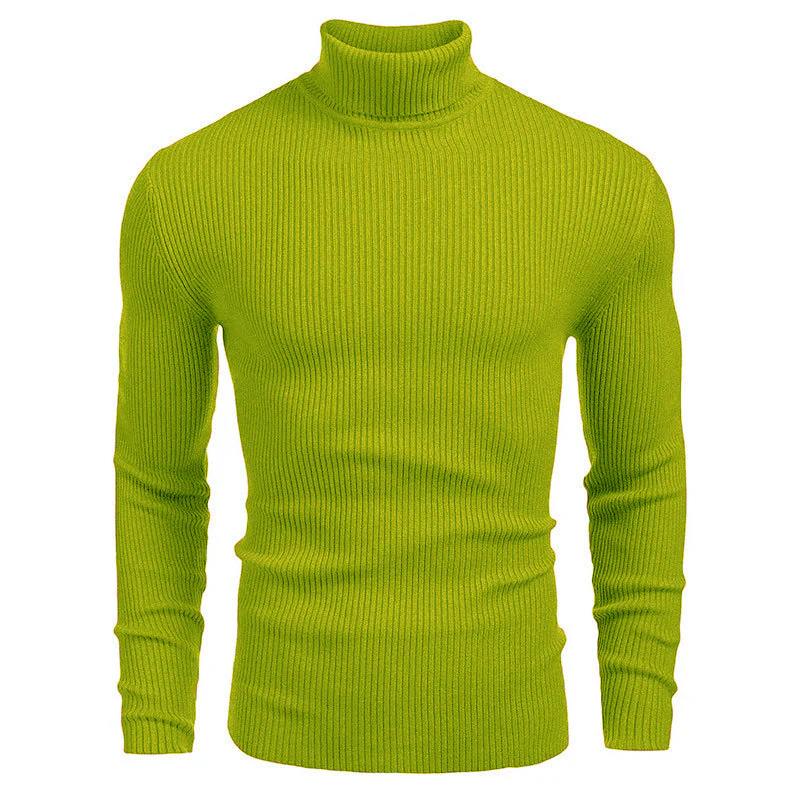 📢60 % DE RÉDUCTION❗Pull fin à col roulé en tricot pour hommes d'hive - Image 7