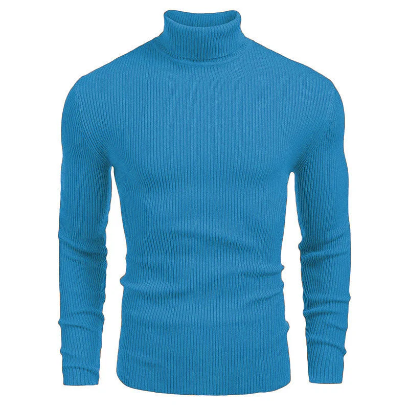 📢60 % DE RÉDUCTION❗Pull fin à col roulé en tricot pour hommes d'hive - Image 9