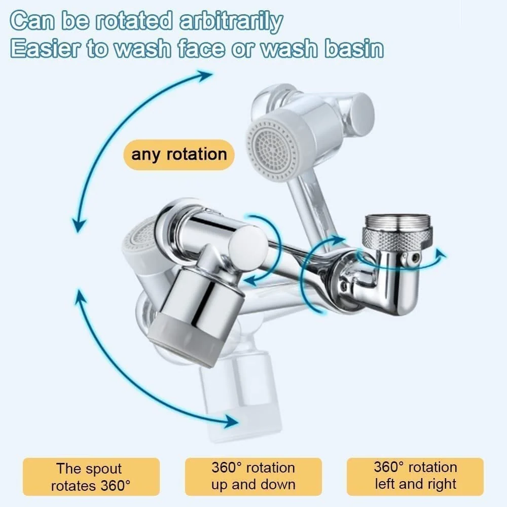 🚰💧Grande promotion à perte 61% de réduction💧Robinet à bras robotique rotatif 1080° (modèle universel) - Image 3