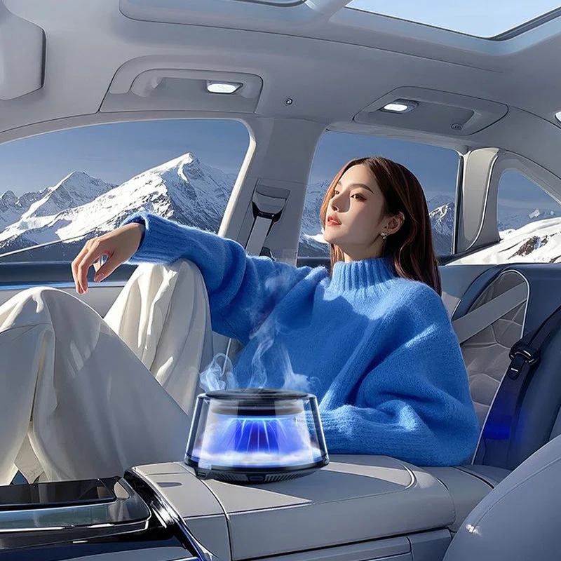☁️Diffuseur de voiture Cloud Mist 2025 - Marche/arrêt automatique avec batterie USB-C de 30 jours et 1 recharge = 1 an de fraîcheur - Image 4