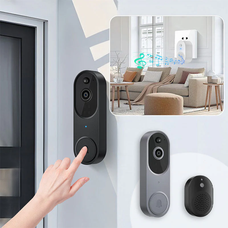 📢📢60 % DE RÉDUCTION !! ⏰Sonnette et Carillon avec Vidéo HD sans Fil pour Maison Intelligente
