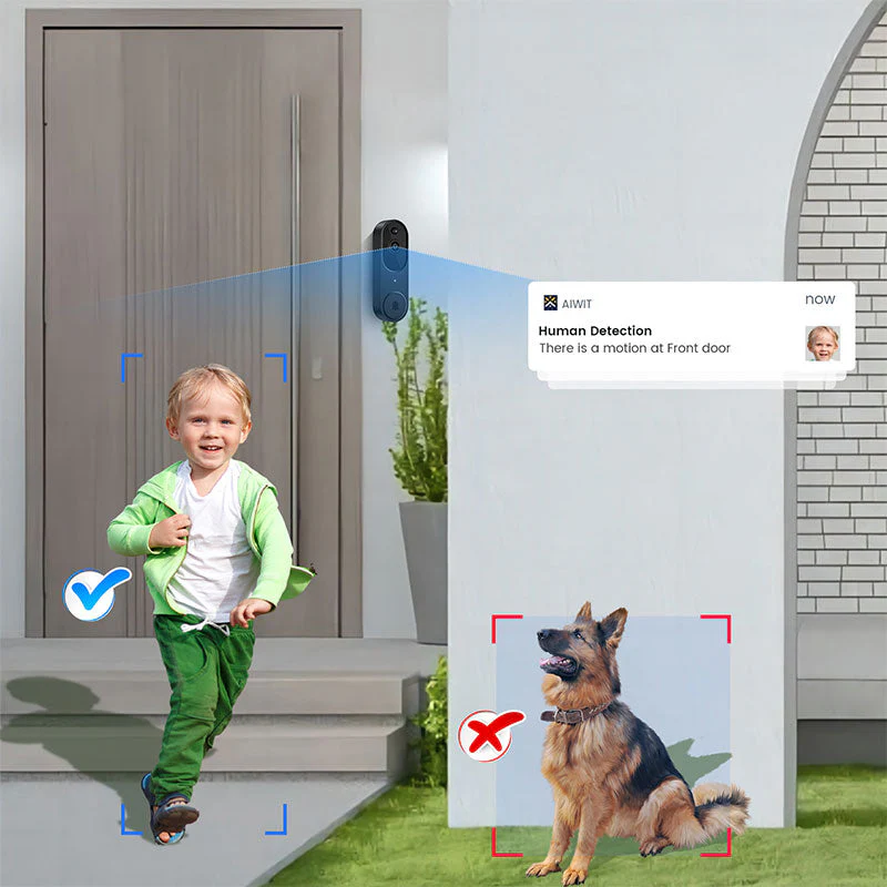📢📢60 % DE RÉDUCTION !! ⏰Sonnette et Carillon avec Vidéo HD sans Fil pour Maison Intelligente - Image 5