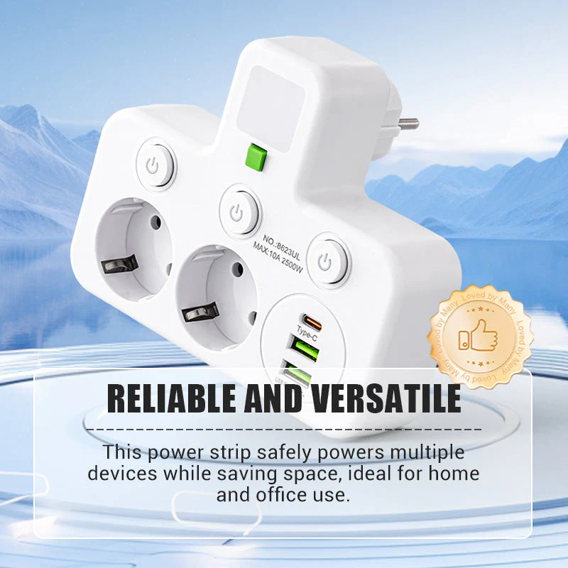 📢📢50 % de réduction !! ⏰Multiprise intelligente avec ports USB - Image 7