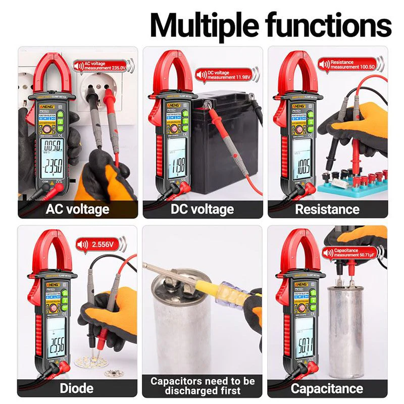 ⚡Demi - prix pour une durée limitée—Smart Röstklämma Multimeter Tester - Image 6