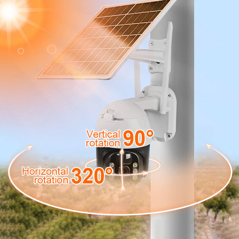 đ„CamĂ©ra de surveillance solaire sans fil intelligente đLivraison gratuite - Image 3