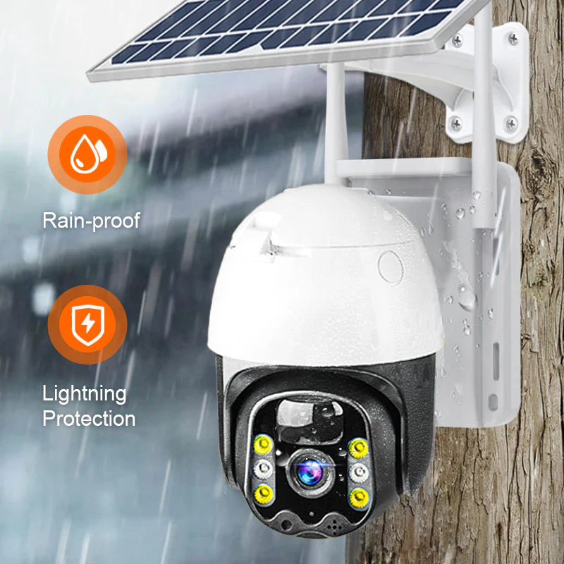 đ„CamĂ©ra de surveillance solaire sans fil intelligente đLivraison gratuite - Image 4