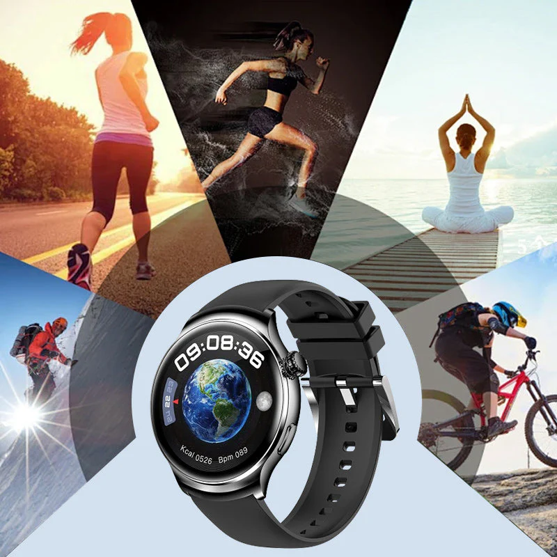 đ50% de rĂ©duction pour une durĂ©e limitĂ©eâMontre intelligente multifonctionnelle ronde pour le sport et la santĂ© - Image 4