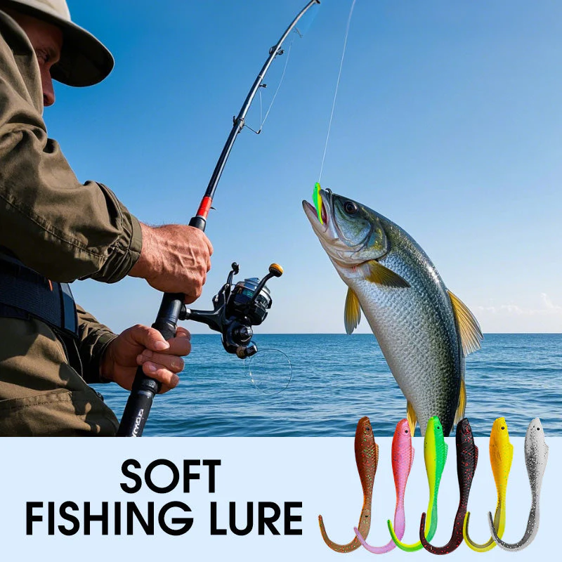 đąđąPromotion exceptionnelleâ°Leurre de pĂȘche souple Ă queue frisĂ©e