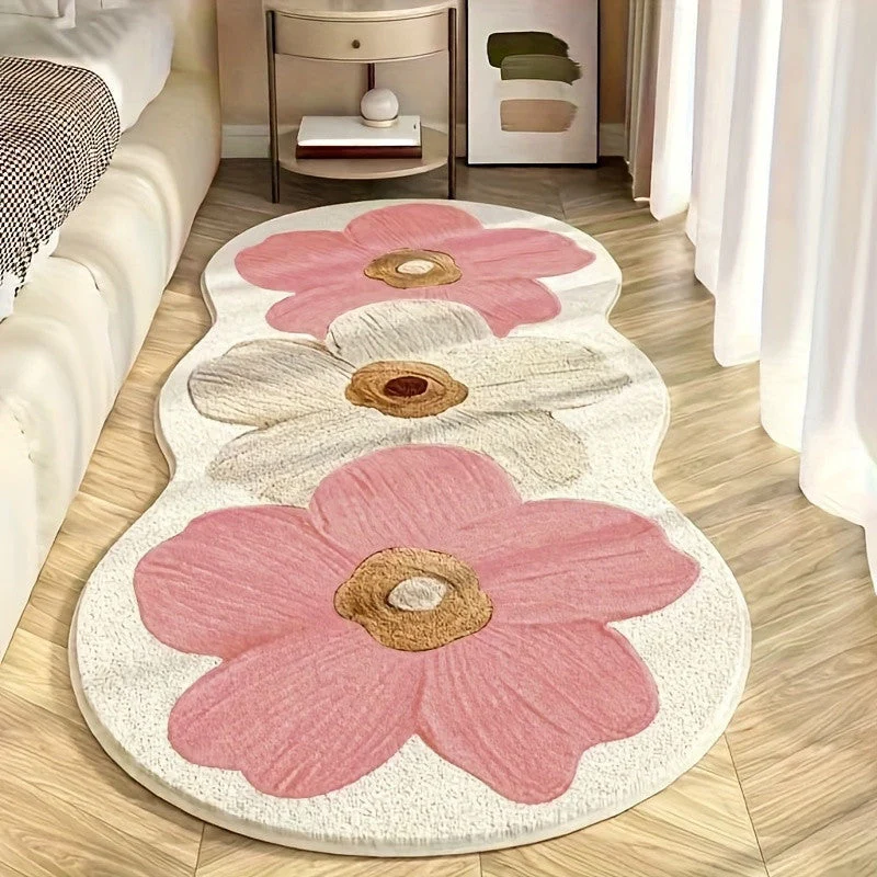 đąđą50 % DE RĂDUCTION !!đ
Tapis à motif floral irrégulier doux - Image 5