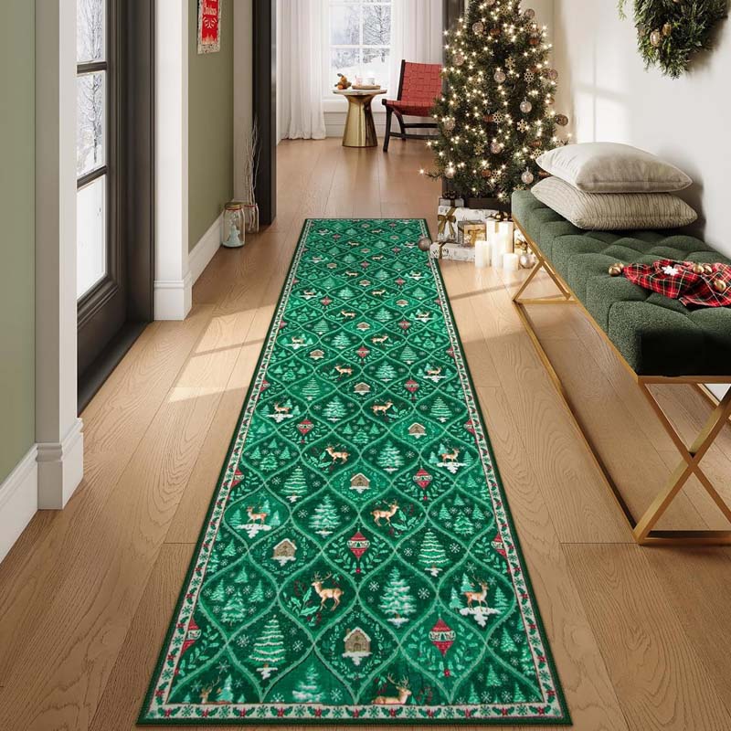Tapis de Noël Doux et Antidérapant pour la Décoration de la Maison - Image 10