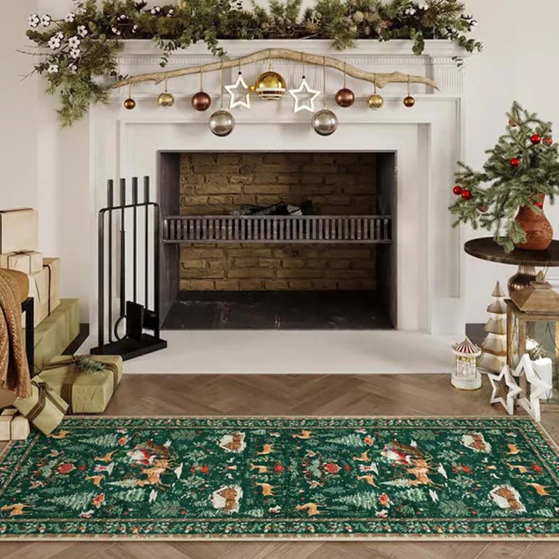 Tapis de Noël Doux et Antidérapant pour la Décoration de la Maison - Image 5