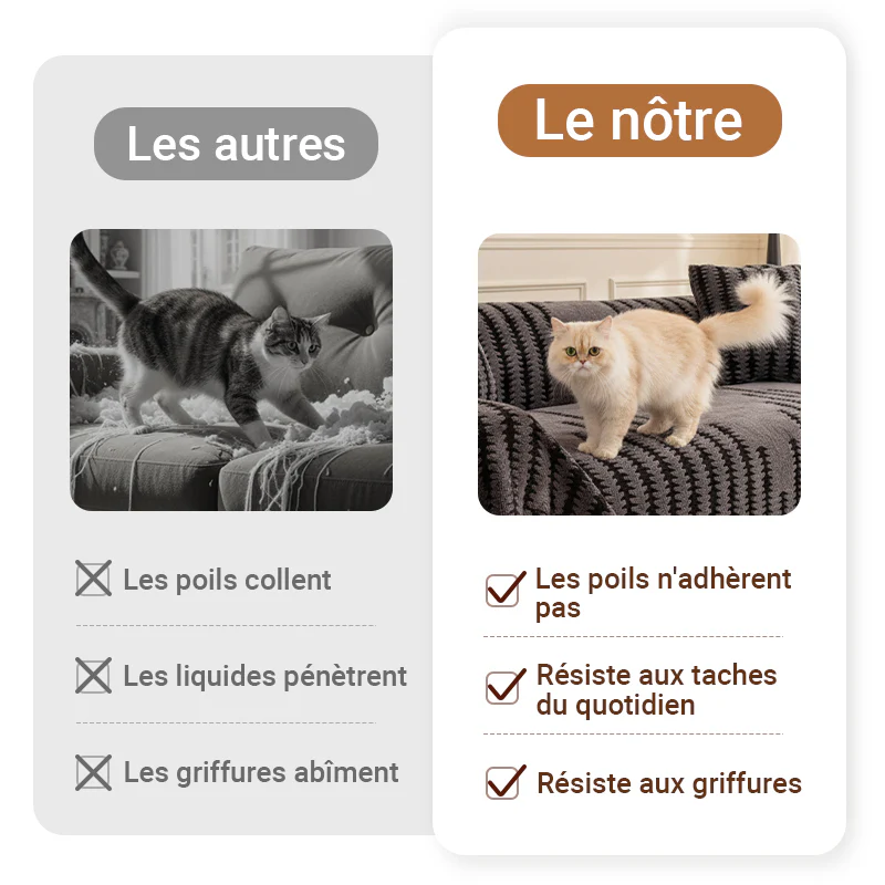 📢📢50% DE RÉDUCTION !!!✨Housse de canapé douce et antidérapante en peluche - Image 4