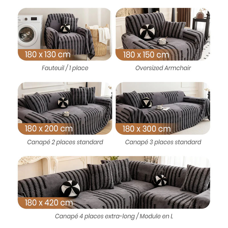 📢📢50% DE RÉDUCTION !!!✨Housse de canapé douce et antidérapante en peluche - Image 7