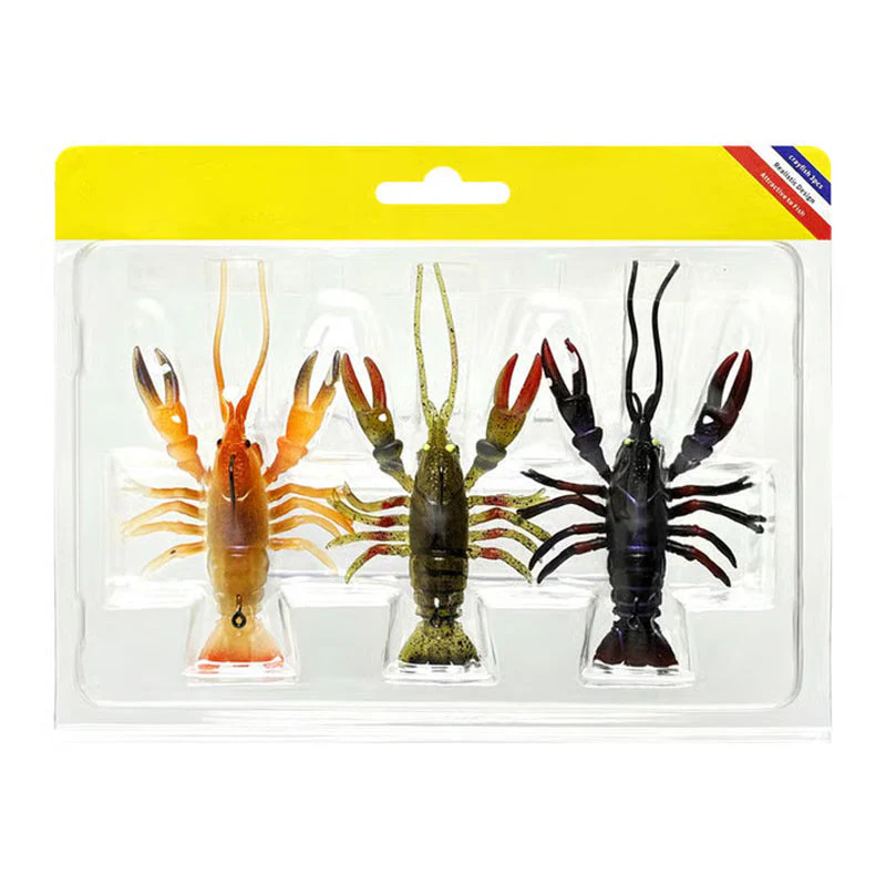 🎣🎣🔥 Leurres de crevettes molles leurres de pêche préinstallés - Image 7