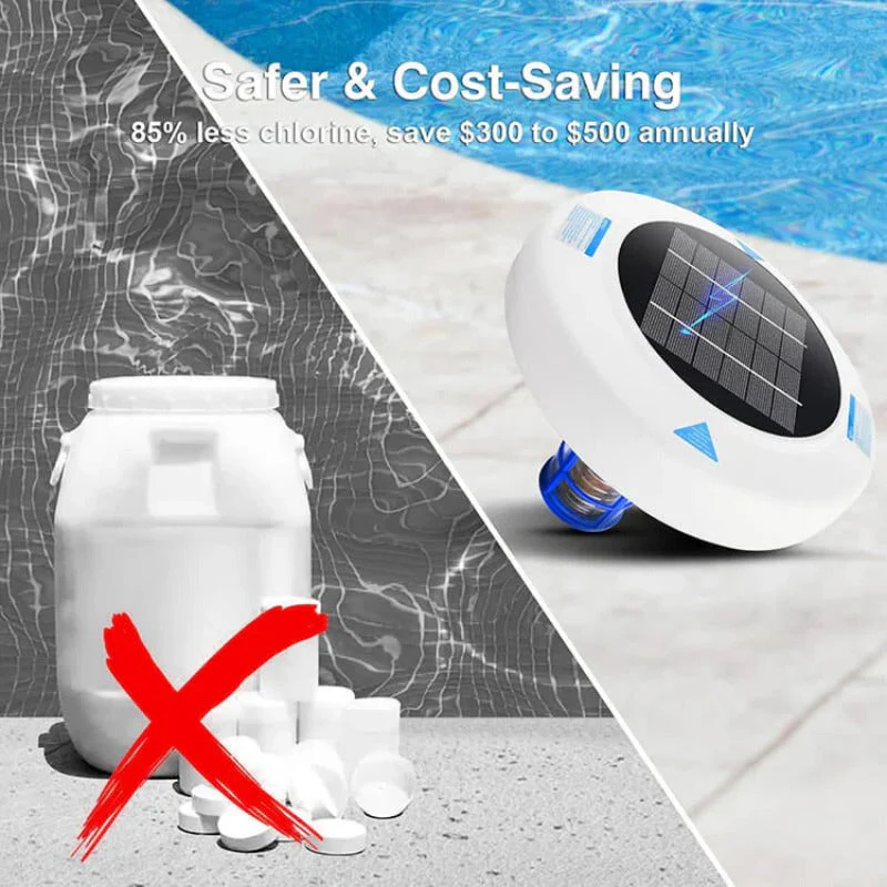 🏆Durée limitée 66% de réduction🌞💧Solar Pool Ionizer For Crystal Clear Water✨ - Image 2