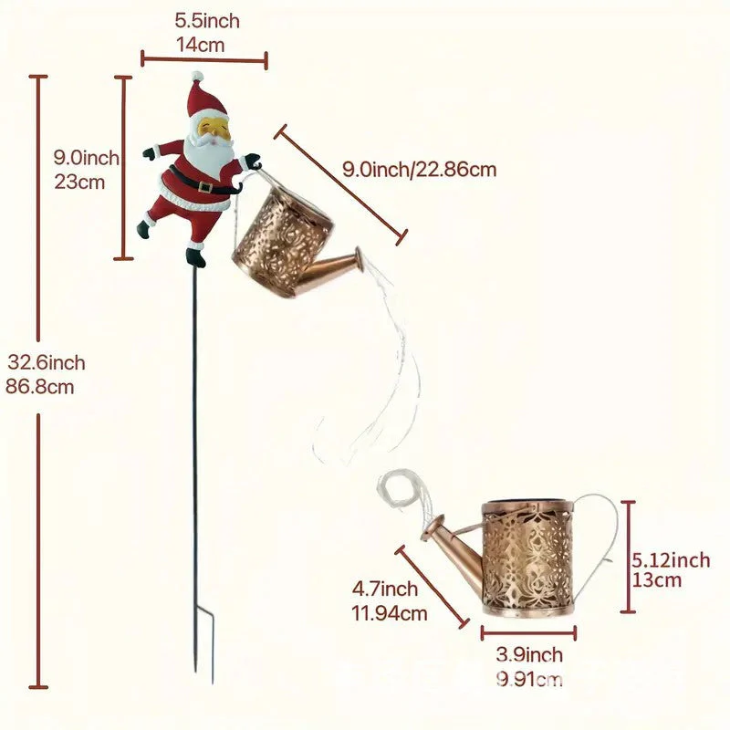 📢📢60% DE RÉDUCTION !!! 🎅Lumière solaire pour jardin en forme de Père Noël✨ - Image 3