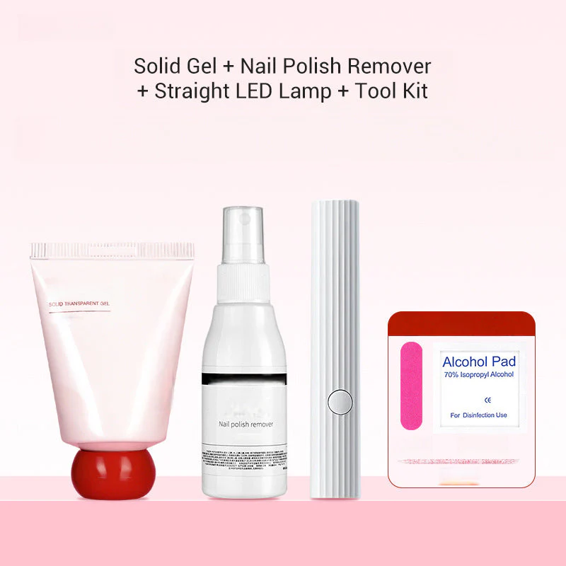 📢📢50 % de réduction !!!🎅Gel adhésif solide pour faux ongles à coller - Image 10