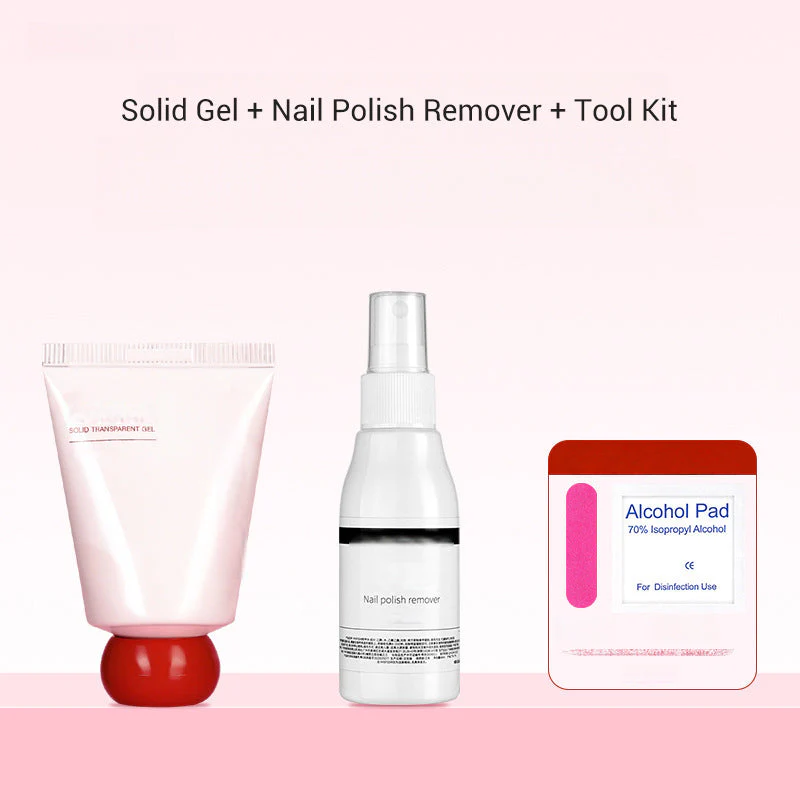 📢📢50 % de réduction !!!🎅Gel adhésif solide pour faux ongles à coller - Image 9