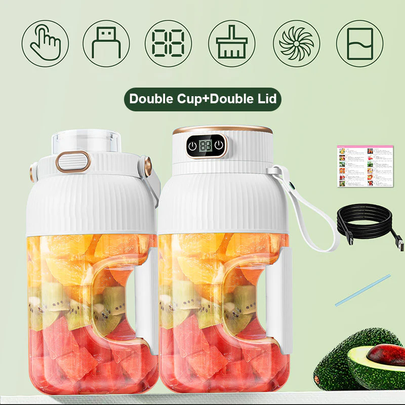 💥 Sommer chaud à vendre &Demi - prix à durée limitée❄️ Tasse de presse à jus portable multifonctionnelle avec affichage numérique - Image 15