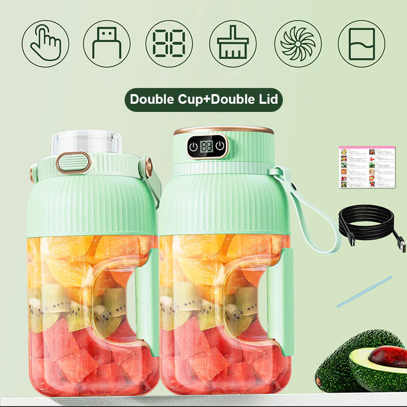 💥 Sommer chaud à vendre &Demi - prix à durée limitée❄️ Tasse de presse à jus portable multifonctionnelle avec affichage numérique - Image 17