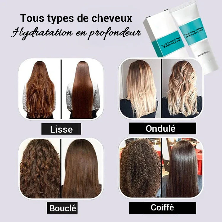 💞 Crème Lissante Soin à la Soie & Kératine – Achetez-en 2, Obtenez-en 1 Gratuit ! ✨💇♀️ - Image 3