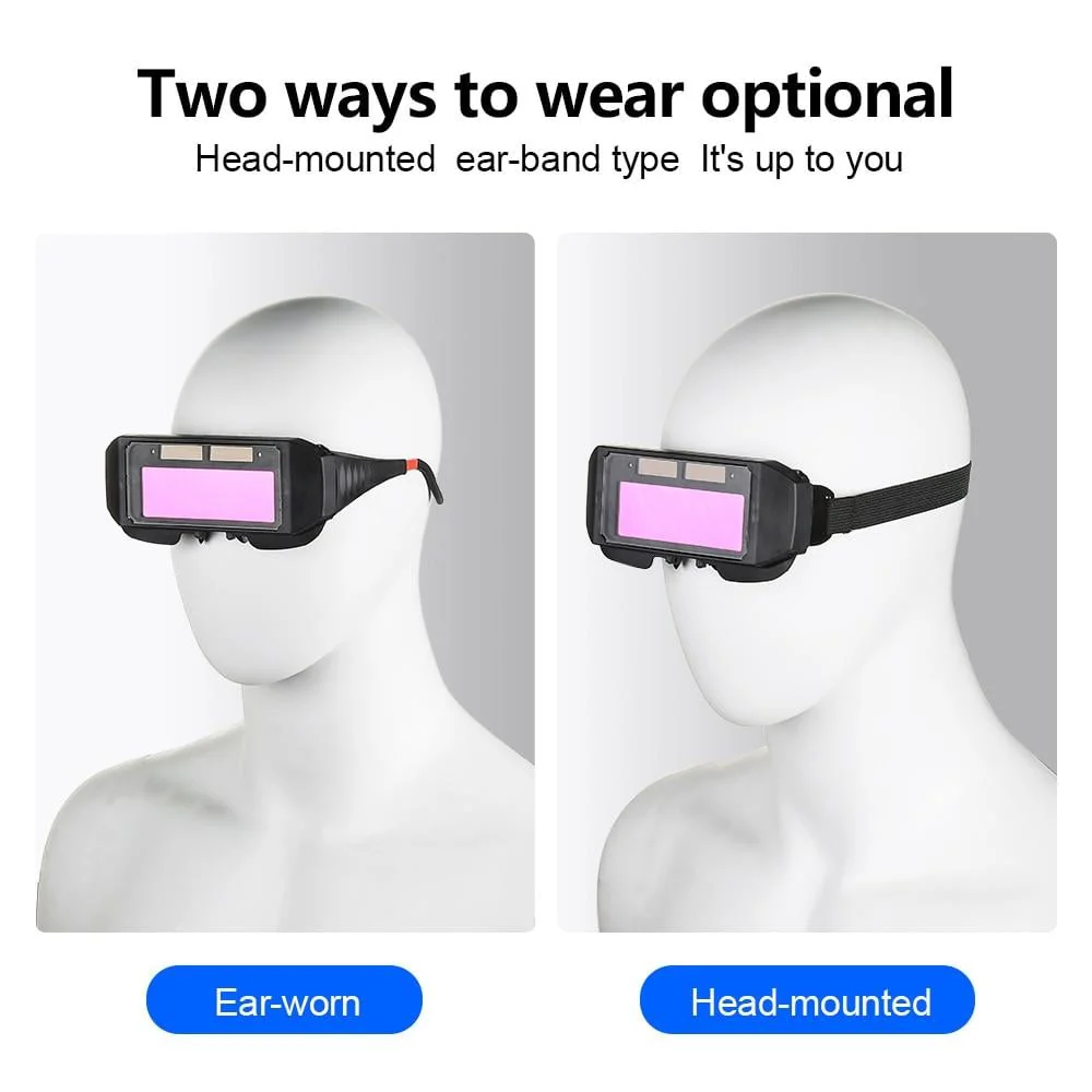 📢📢50 % de réduction !! ⏰Lunettes de Soudage à Obscurcissement Automatique - Image 2