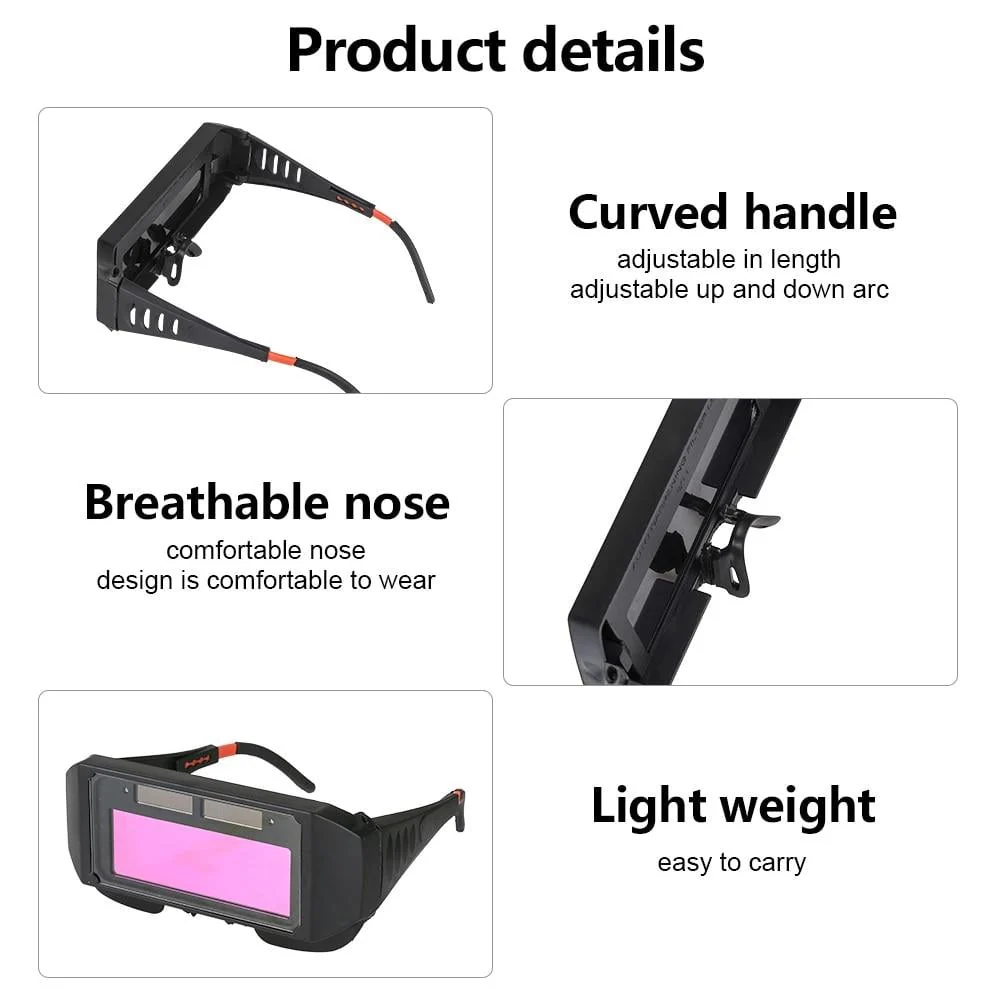 📢📢50 % de réduction !! ⏰Lunettes de Soudage à Obscurcissement Automatique - Image 3