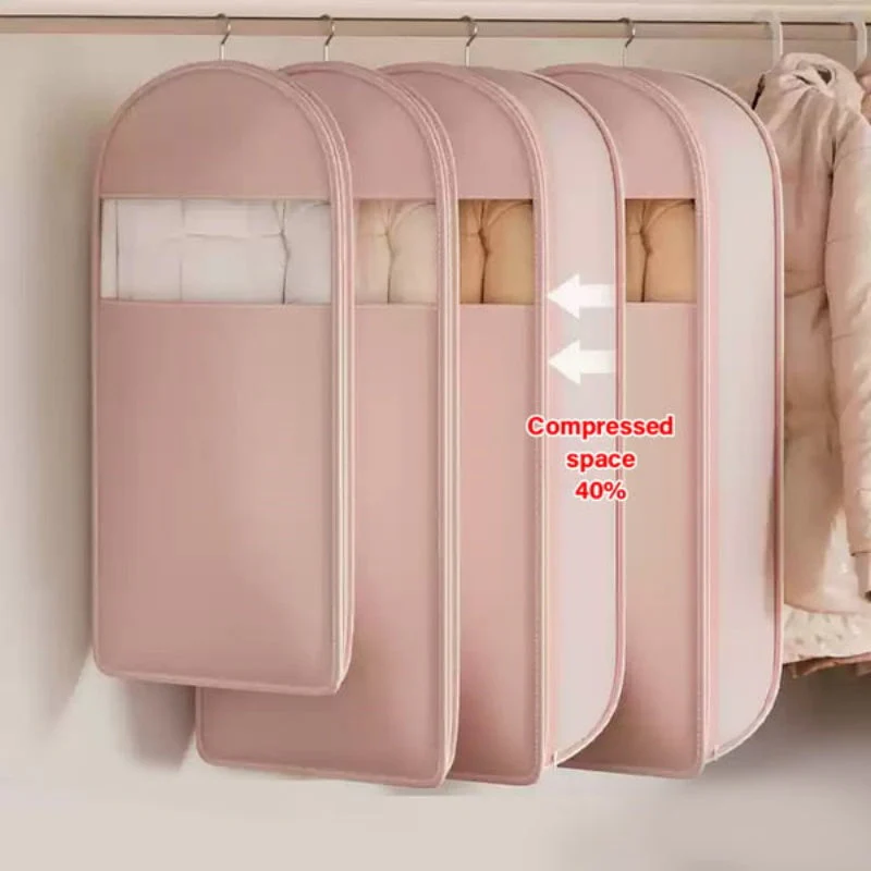 🔥2025 ventes chaudes🔥 Organiseur de garde-robe suspendu peu encombrant avec fermeture éclair auto-compressante - Image 10