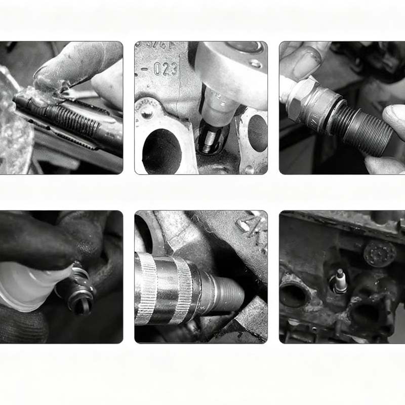 📢📢Soldes : Liquidation totale⚒️Kit de réparation de filetage de bougie d'allumage pour voiture - Image 2