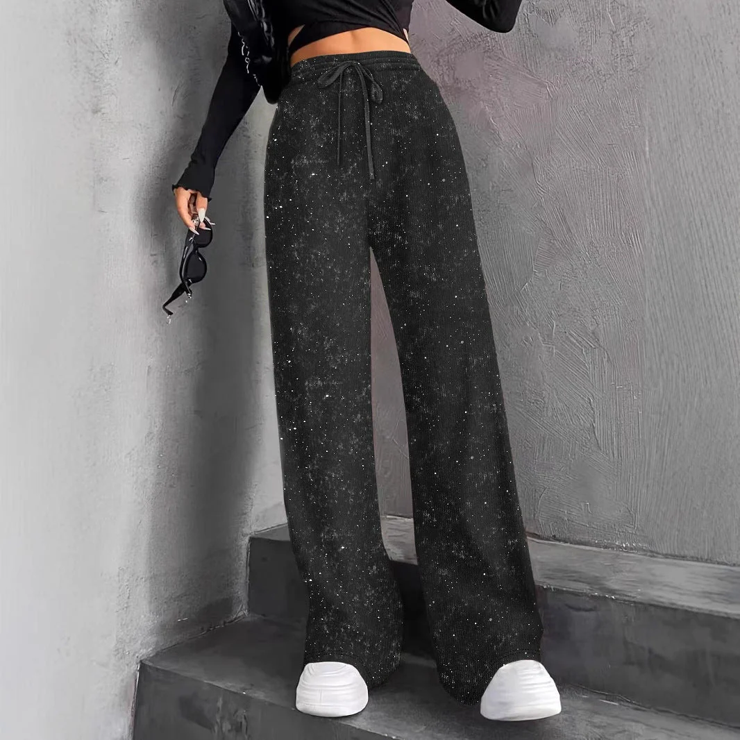 📢📢60 % de réduction !!! ✨👖Pantalon Large à Paillettes Femme💥Éclat de Fête & Confort Garanti ✨ - Image 5