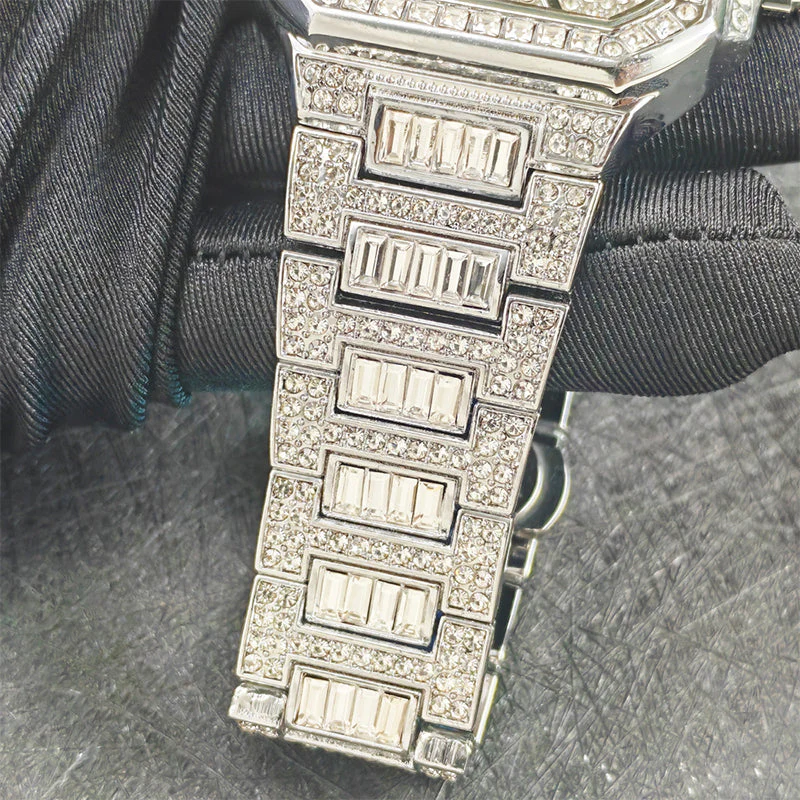 📢📢50% de réduction ! ⏰❤️Meilleur cadeau❤️Montre carrée en strass - Image 10