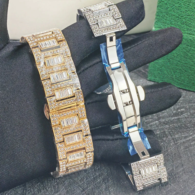 📢📢50% de réduction ! ⏰❤️Meilleur cadeau❤️Montre carrée en strass - Image 8