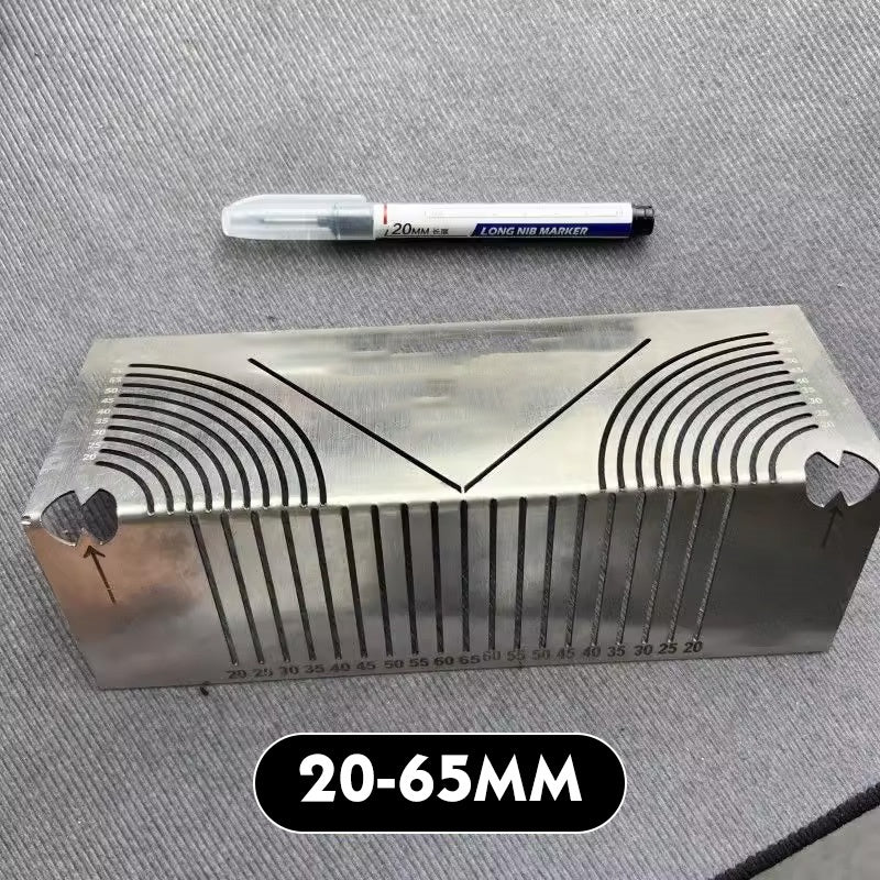 🚀50% de réduction pour une durée limitée🔧Règle de Marquage d'Angle d'Arc Carré en Acier Inoxydable à 90° - Image 11