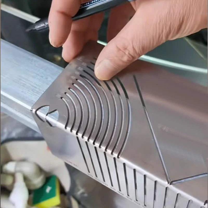 🚀50% de réduction pour une durée limitée🔧Règle de Marquage d'Angle d'Arc Carré en Acier Inoxydable à 90° - Image 5
